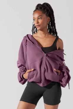 Zip Cloud Hoodie - Deep Plum 13 Zip Cloud Hoodie - Deep Plum -Quality Sport Wear ZipHoodie DeepPlum 5002 0019 Edit 1