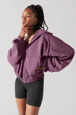 Zip Cloud Hoodie - Deep Plum 12 Zip Cloud Hoodie - Deep Plum -Quality Sport Wear ZipHoodie DeepPlum 5002 0026 Edit 1